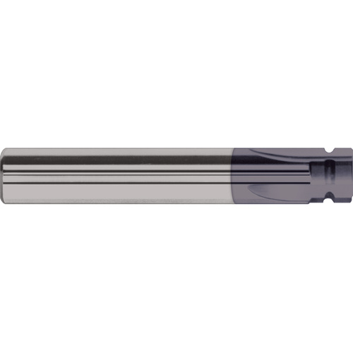 Concave Radius End Mills - 0.0312″ (1/32″)Radius × 0.2500″ (1/4″) Cutter Diameter Carbide Concave Radius End Mill, 4 Flutes, AlTiN Coated